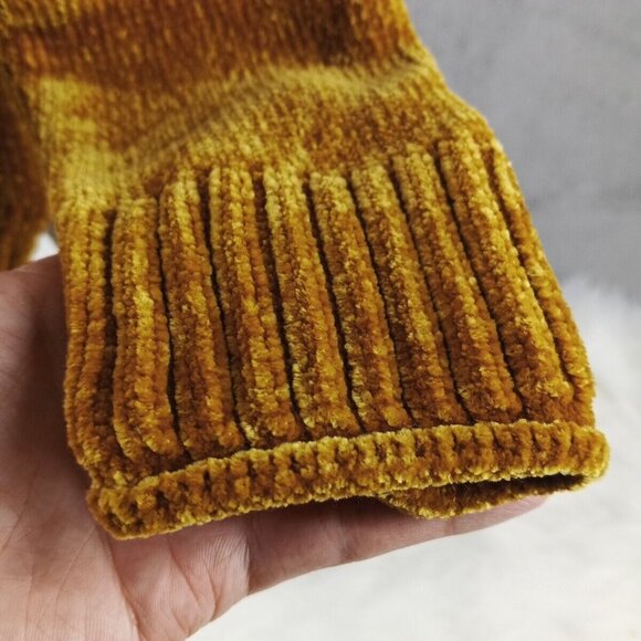 NWT Style&co Chenille Textured Sweater Petite Medium Women Pullover Fall Cumin - Picture 6 of 11